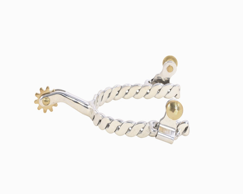SB Rowel & Button Twisted Spur