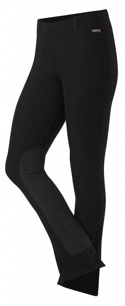 Kerrits Ladies Microcord Extended Knee Patch Bootcut Breeches - Tall
