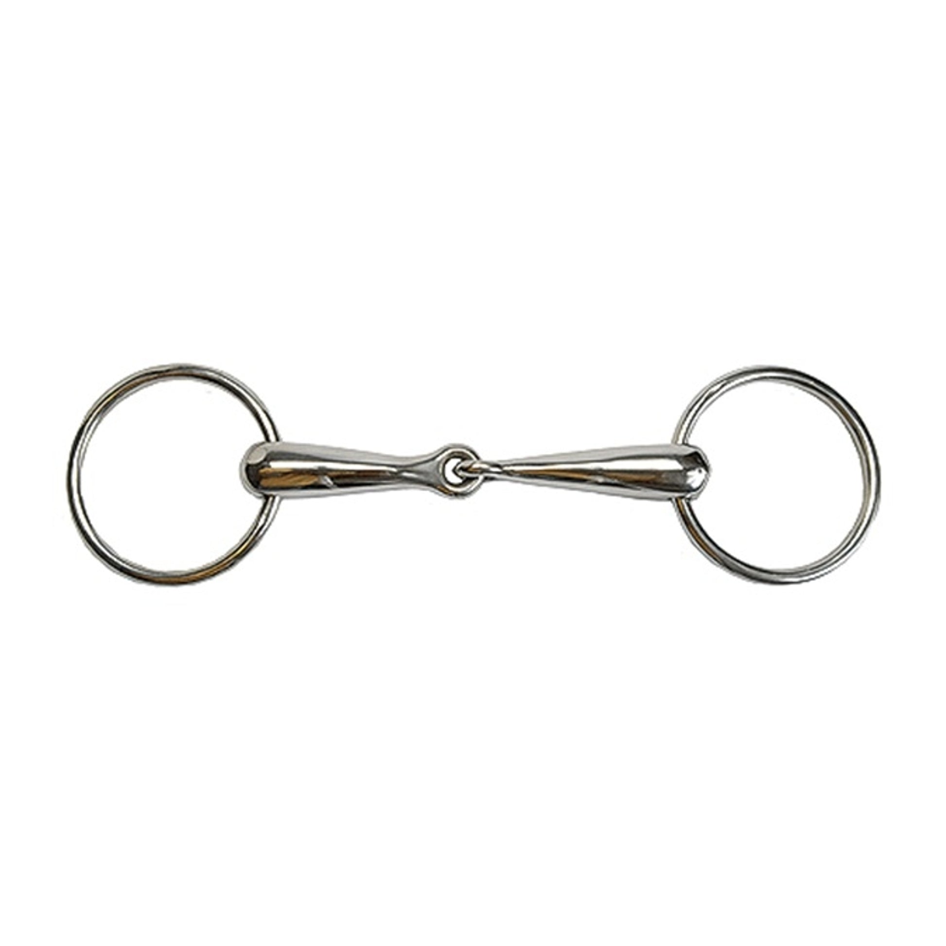 Jacks Hollow Mouth Loose Ring Snaffle Bit - 13mm Mouth Thickness