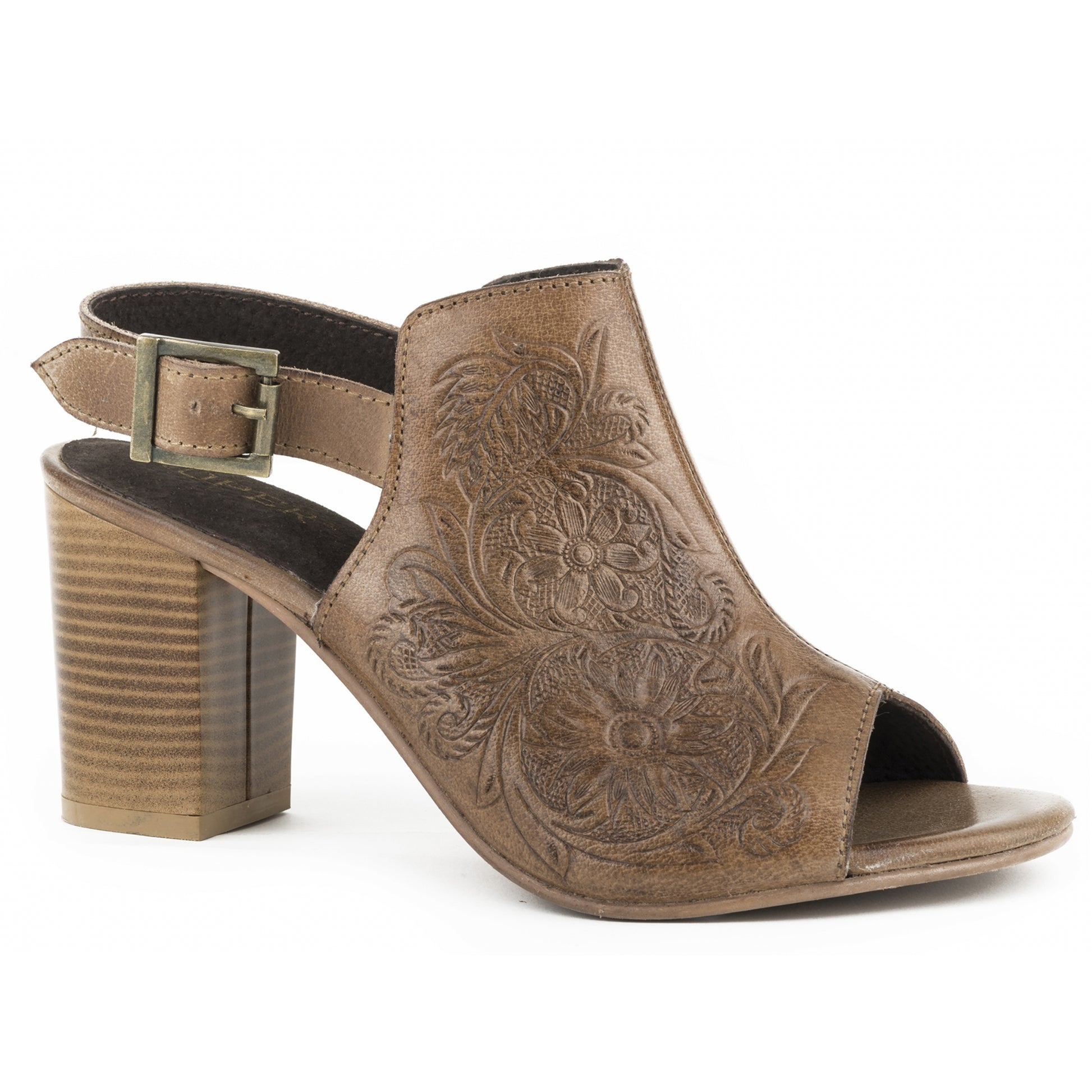 Roper Ladies Mika Open Toe Mules with Back Strap