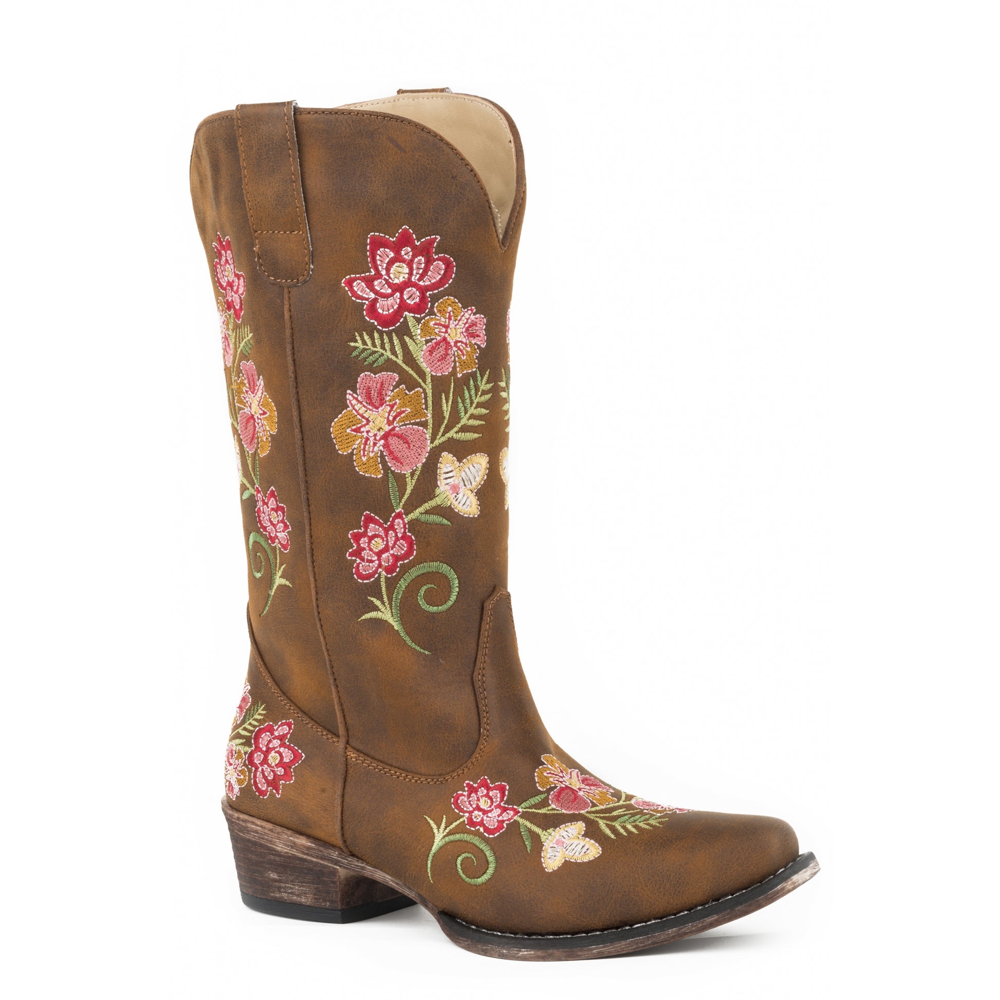 Roper Ladies Riley Floral Western Boots