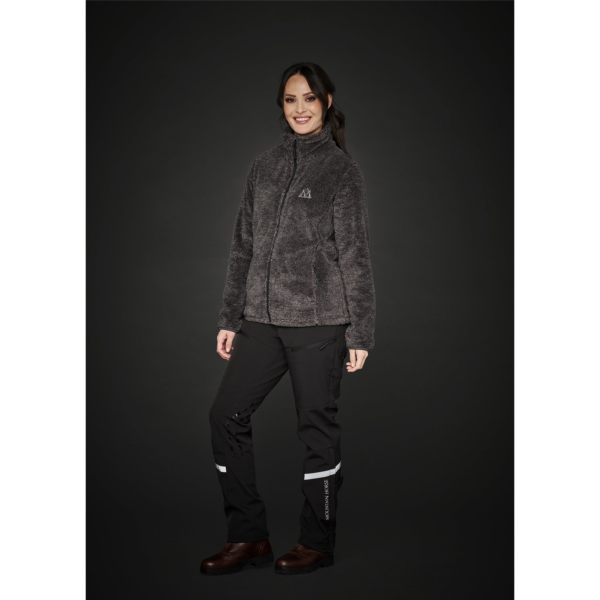 Mountain Horse Ladies Fuzzy Fleece Top