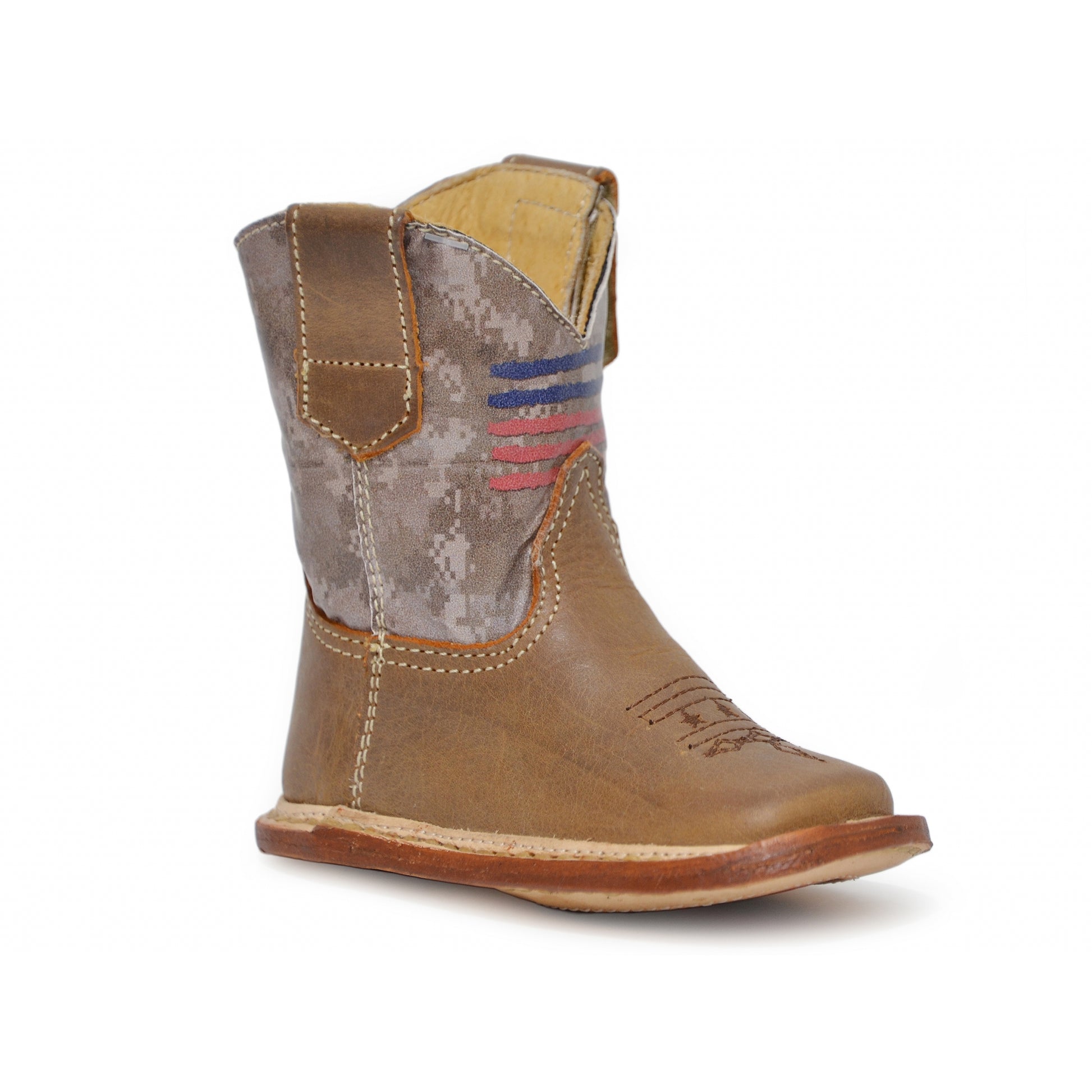 Roper Cowbabies Infant Camo Flag Boots