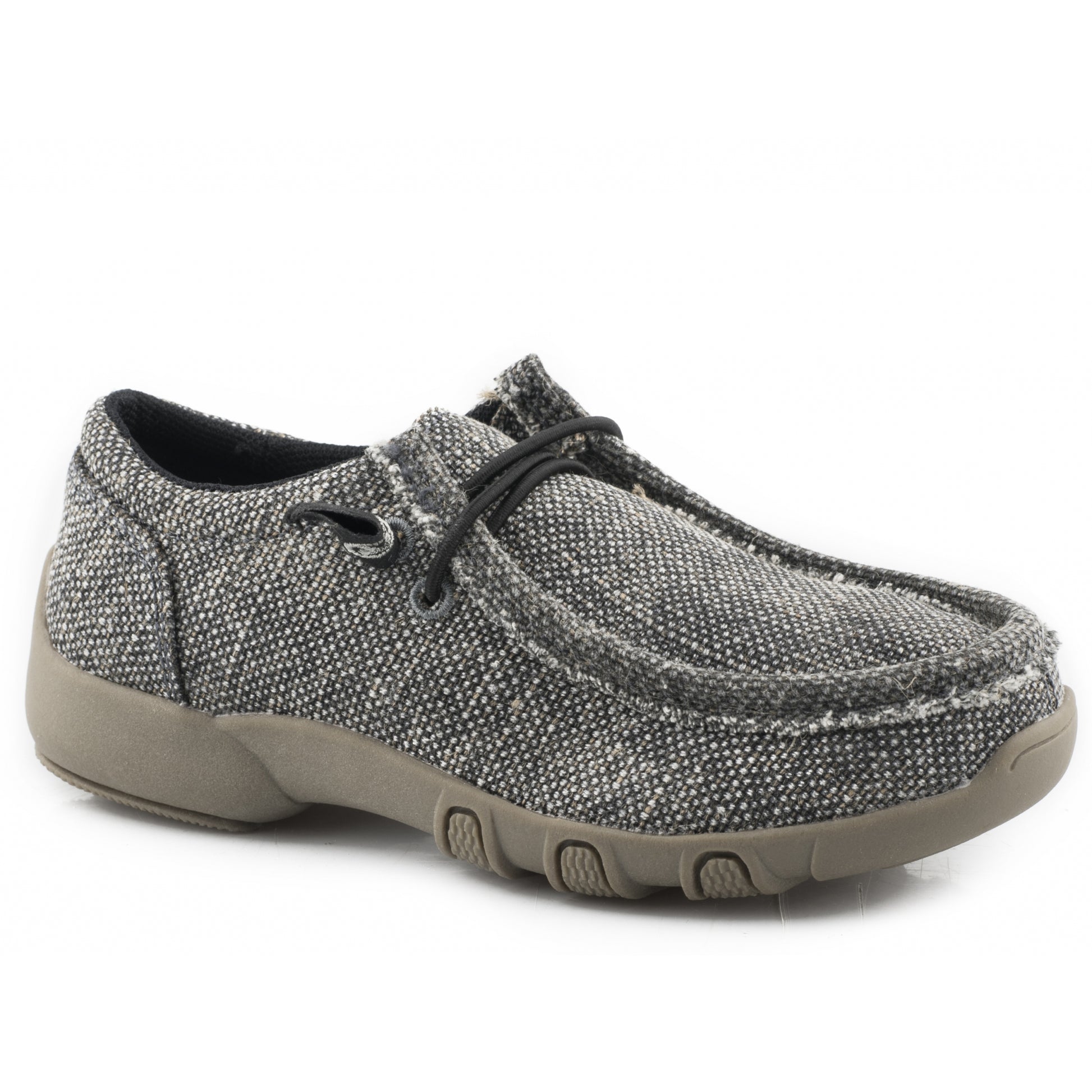 Roper Kids Black Canvas Fabric Chukkas