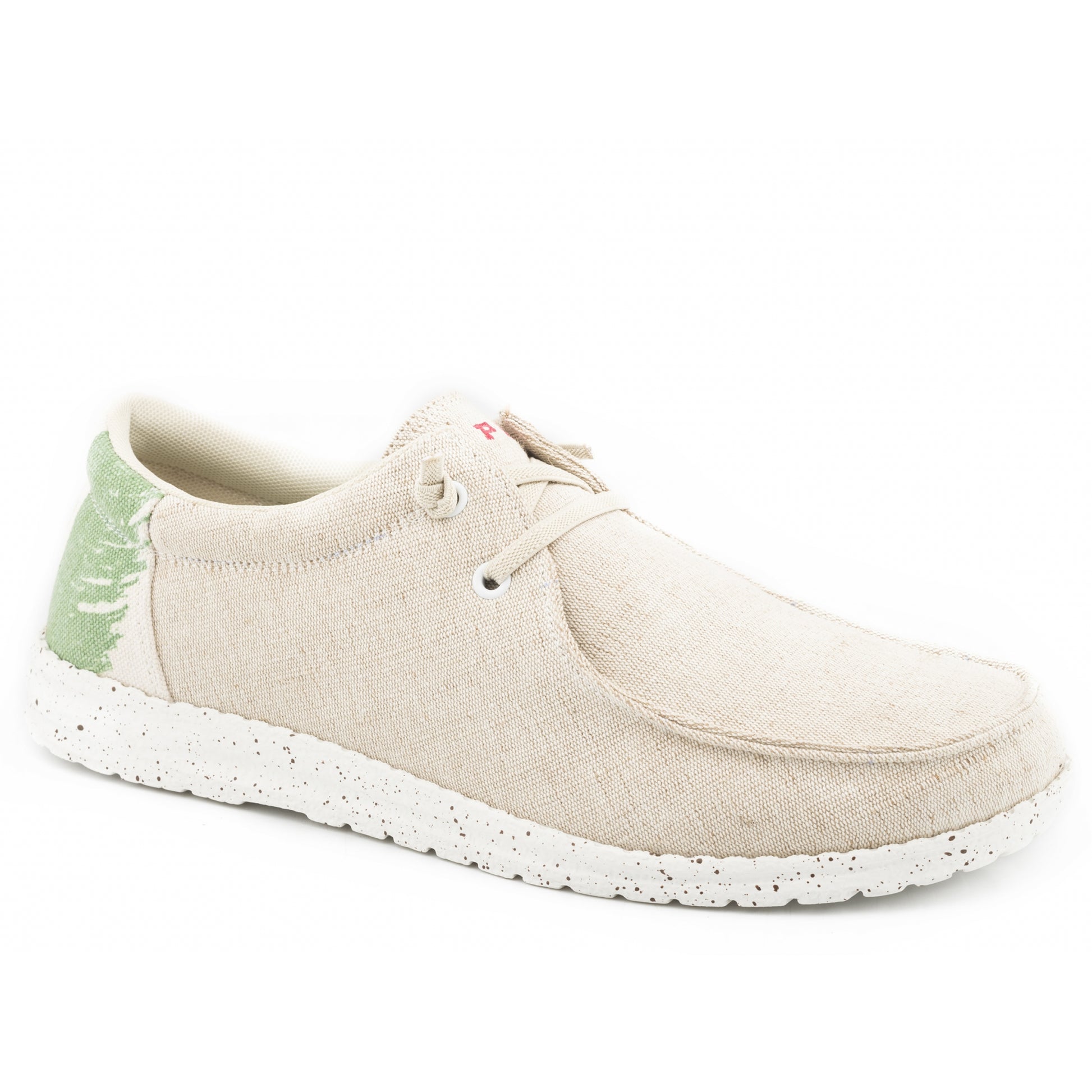 Roper Mens Canvas Mexican Flag Two-Eye Chukka Shoes
