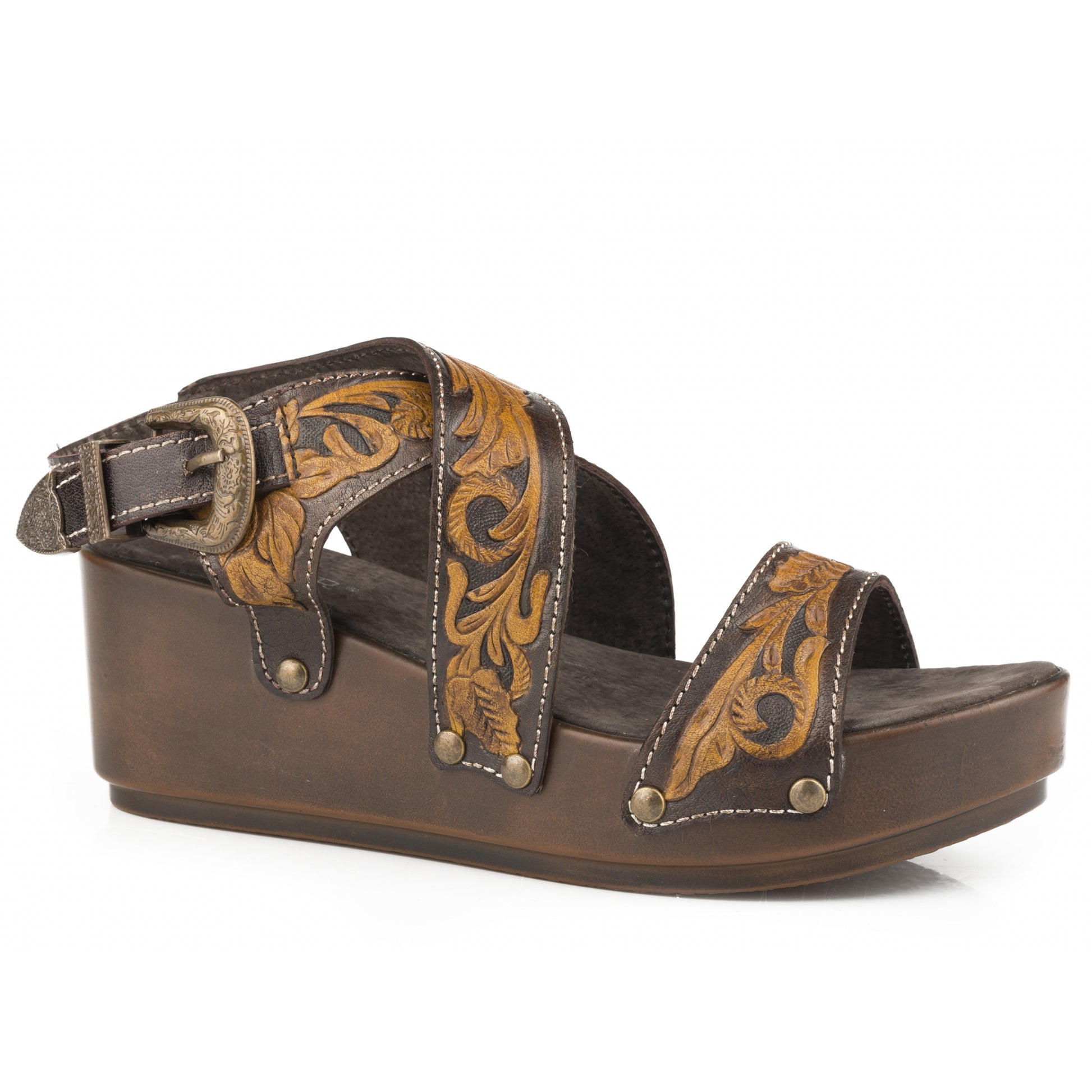 Roper Ladies Cross Band Diva Sandals
