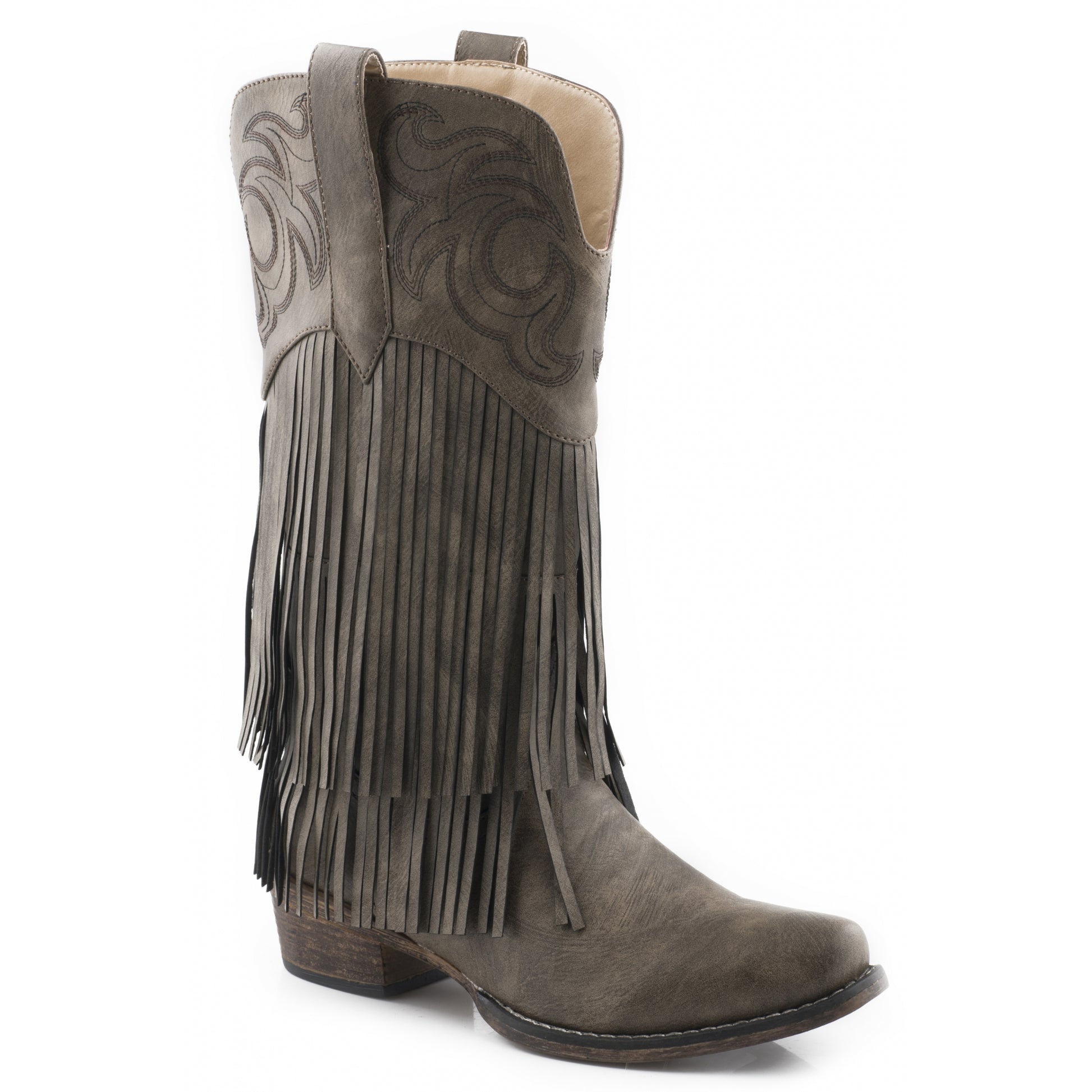 Roper Ladies Rickrack Fringe Boots