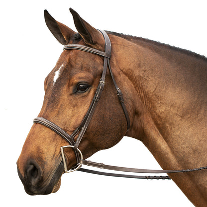 Equinavia Saga Fancy Stitched Hunter Bridle & Rein