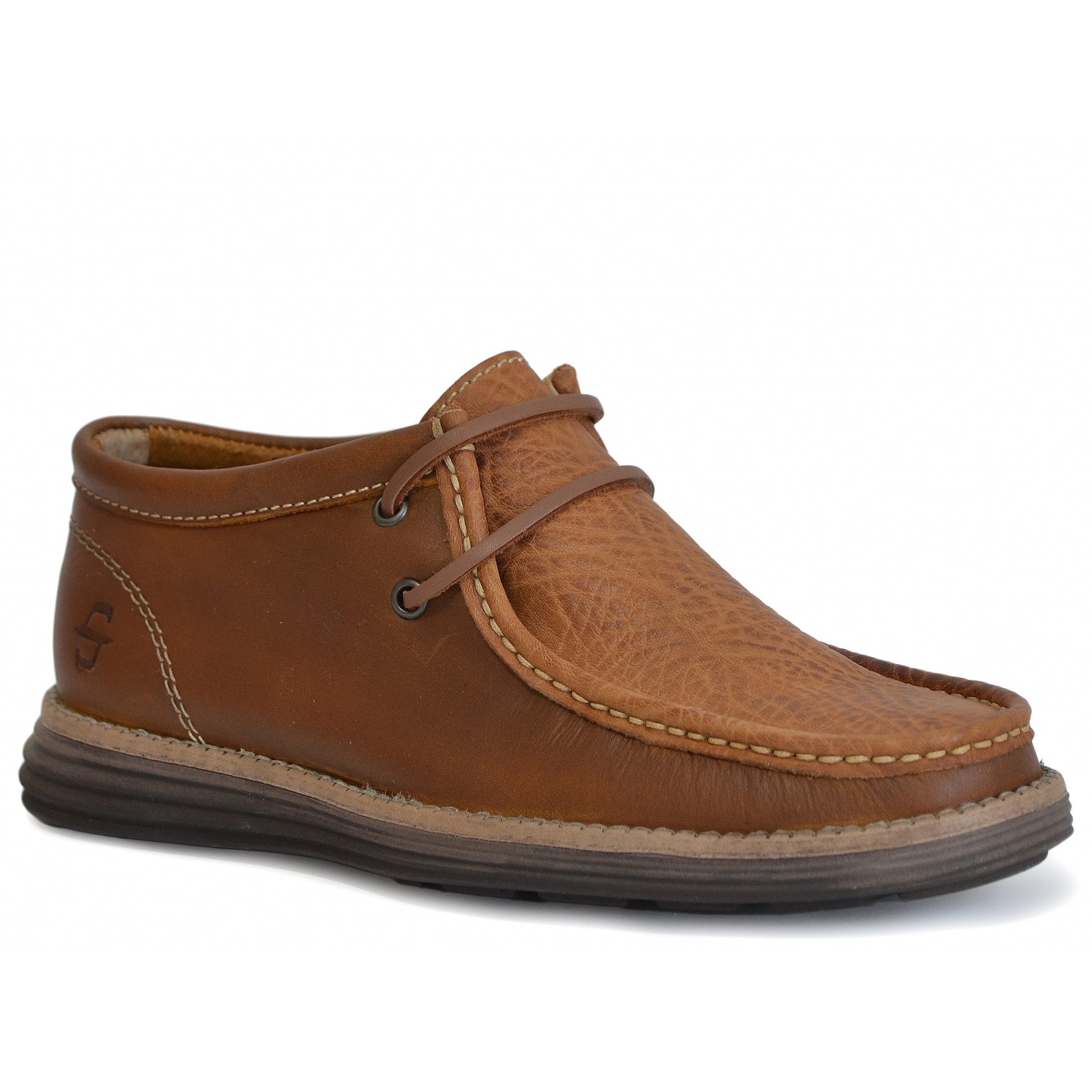 Stetson Mens Wyatt Leather Chukka Boots