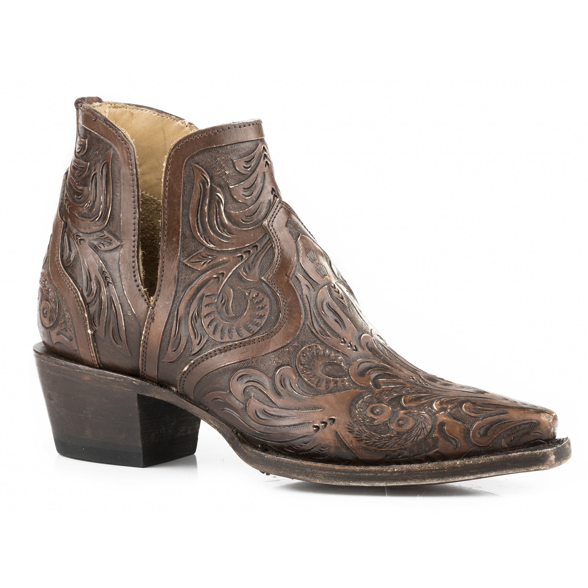 Stetson Ladies Aviana Snip Toe Leather Sole Boots