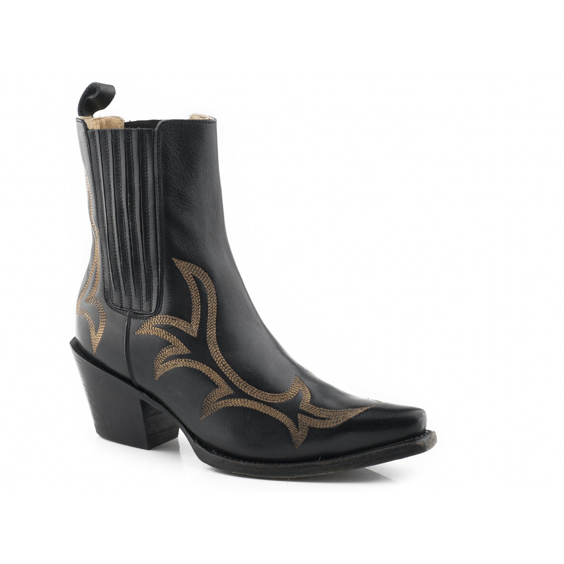 Stetson Ladies Greta Snip Toe Leather Sole Shortie Boots