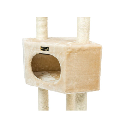 Armarkat Classic Real Wood Cat Tree 53in Beige