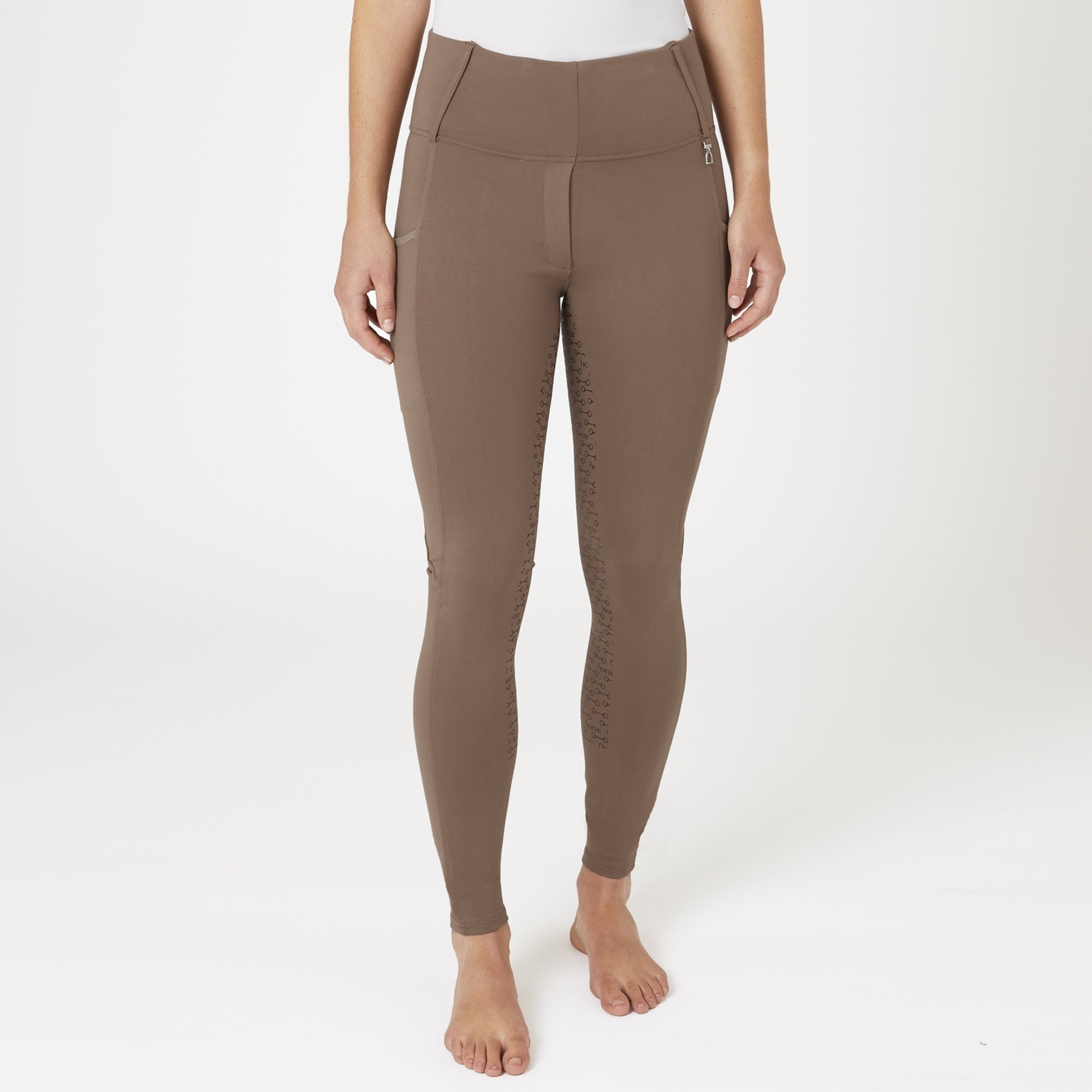 Horze Ladies Lucinda High-Waist Tights with Silicone Full Grip