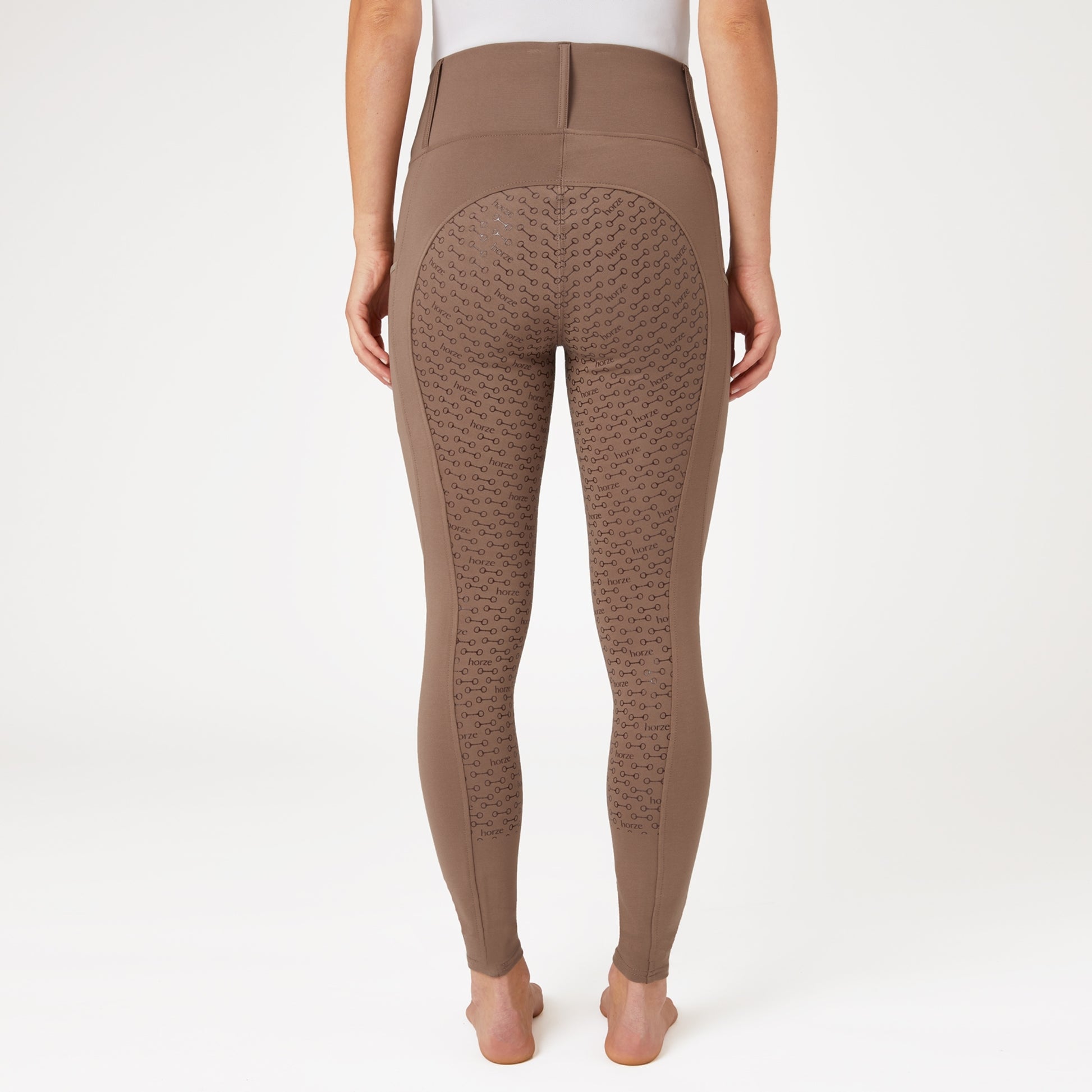 Horze Ladies Lucinda High-Waist Tights with Silicone Full Grip