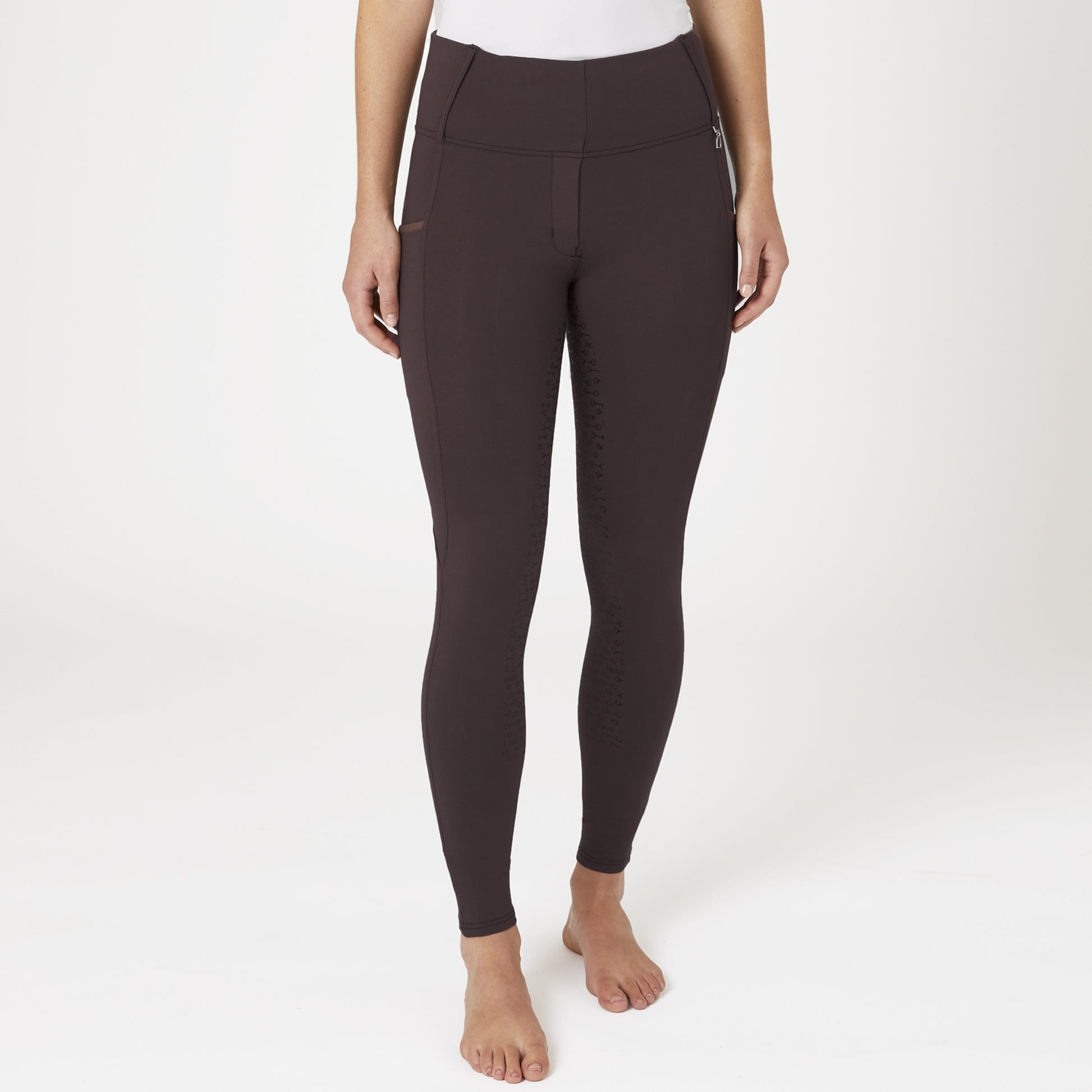 Horze Ladies Lucinda High-Waist Tights with Silicone Full Grip