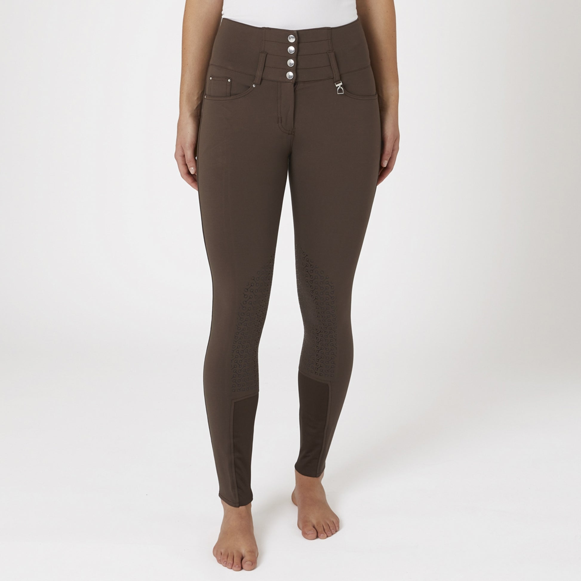 Horze Ladies Tara High-Waist Silicone Knee Grip Breeches