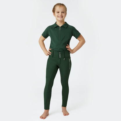 Horze JR Kids Andrea High Waist Full Grip Breeches