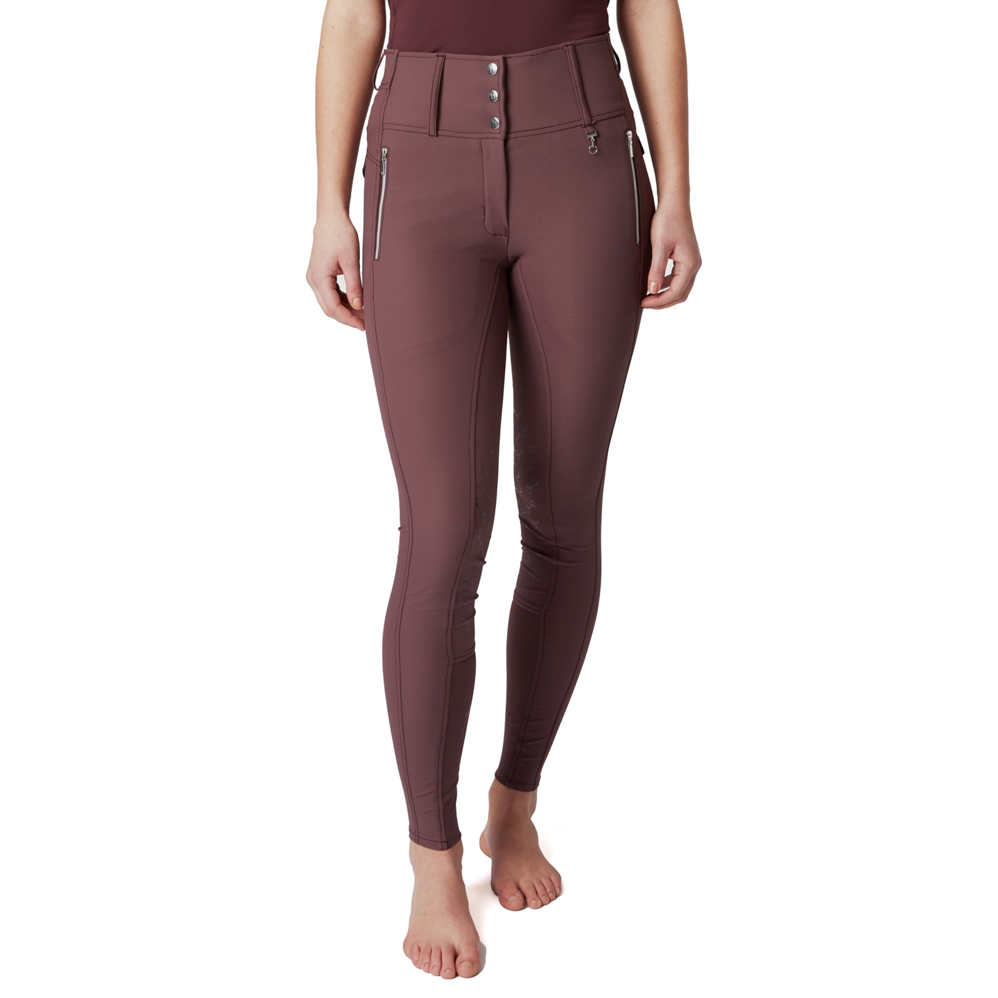 Horze Andrea Ladies High Waist Knee Grip Breeches