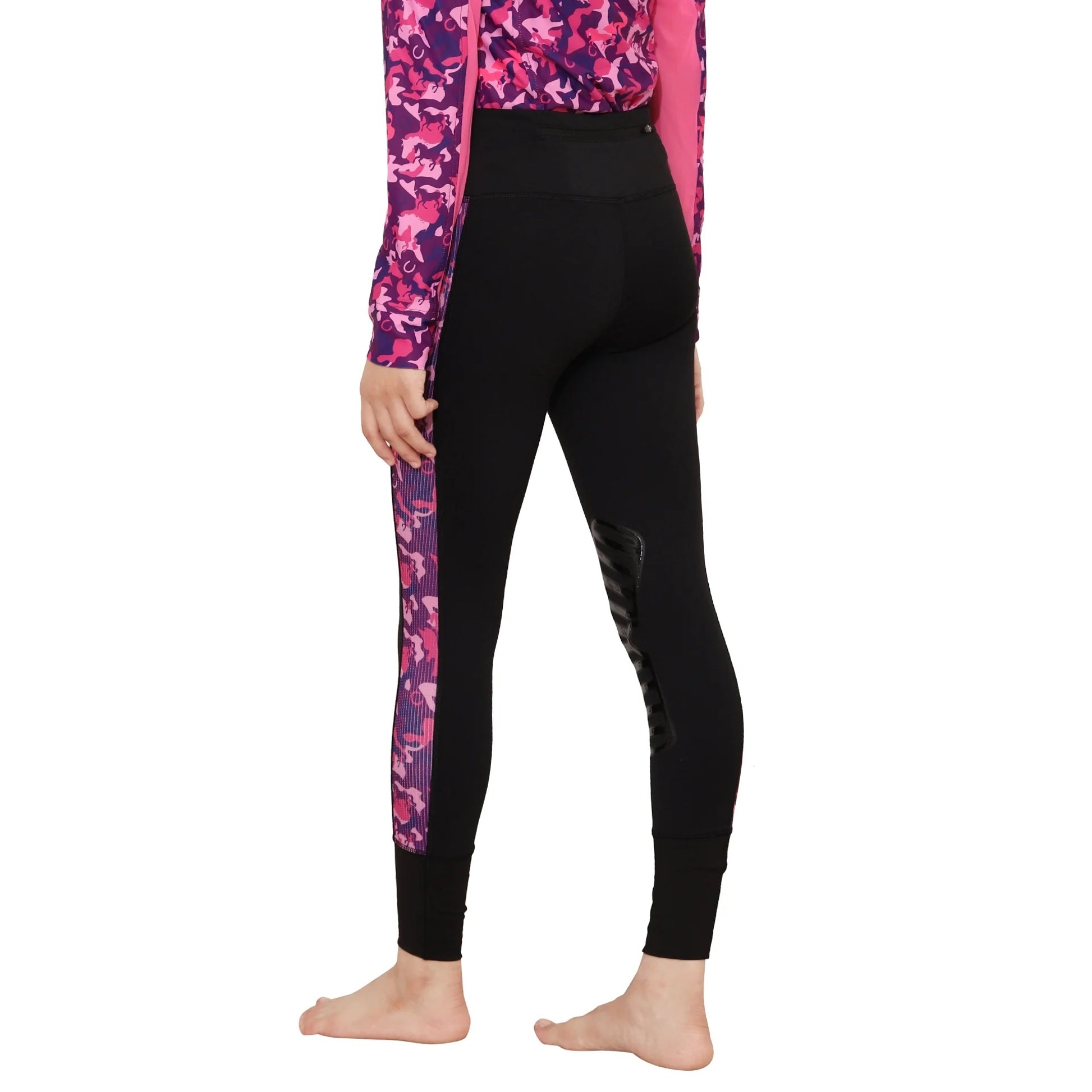 TuffRider Kids Camo Print Tights