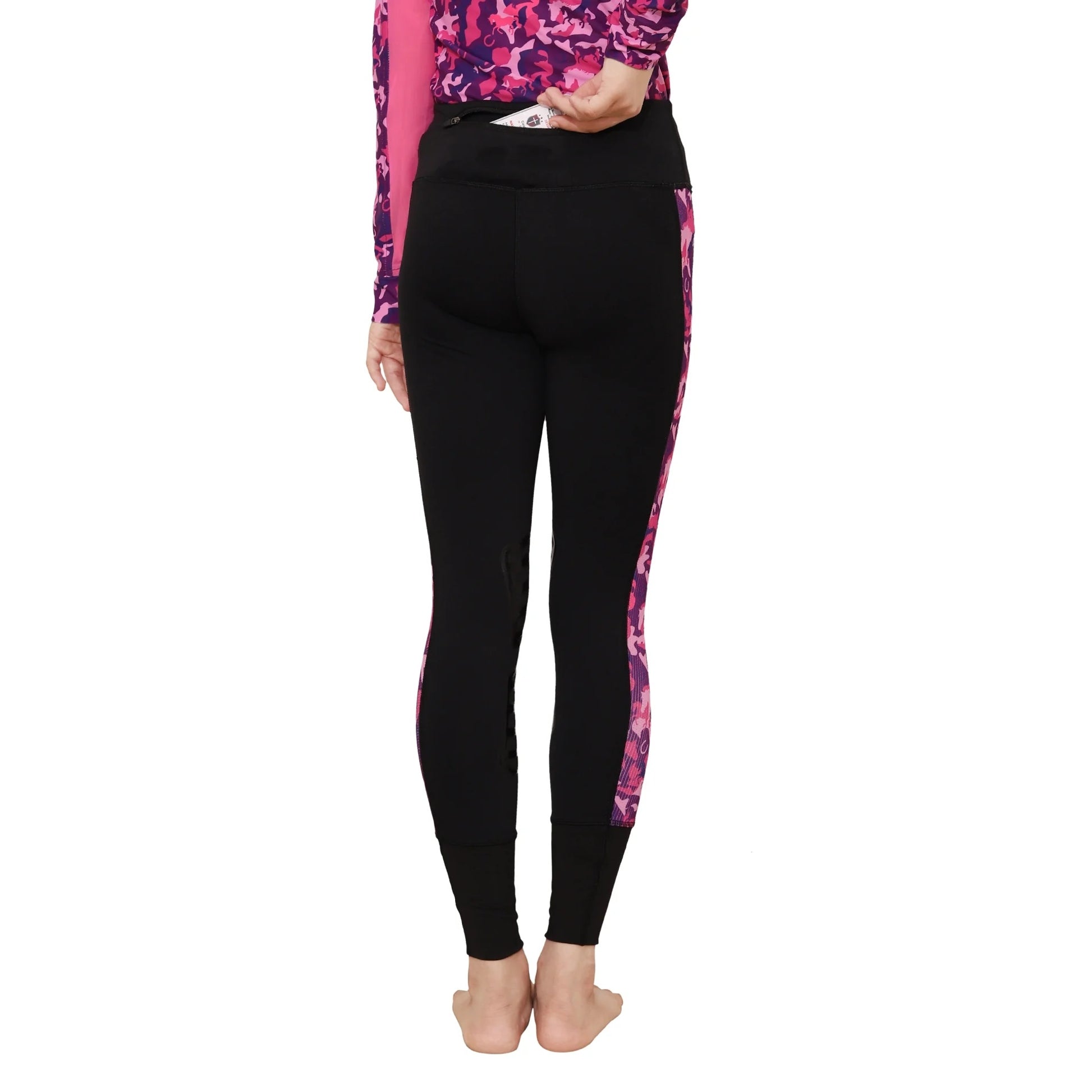 TuffRider Kids Camo Print Tights