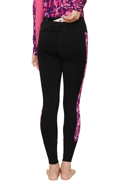 TuffRider Kids Camo Print Tights