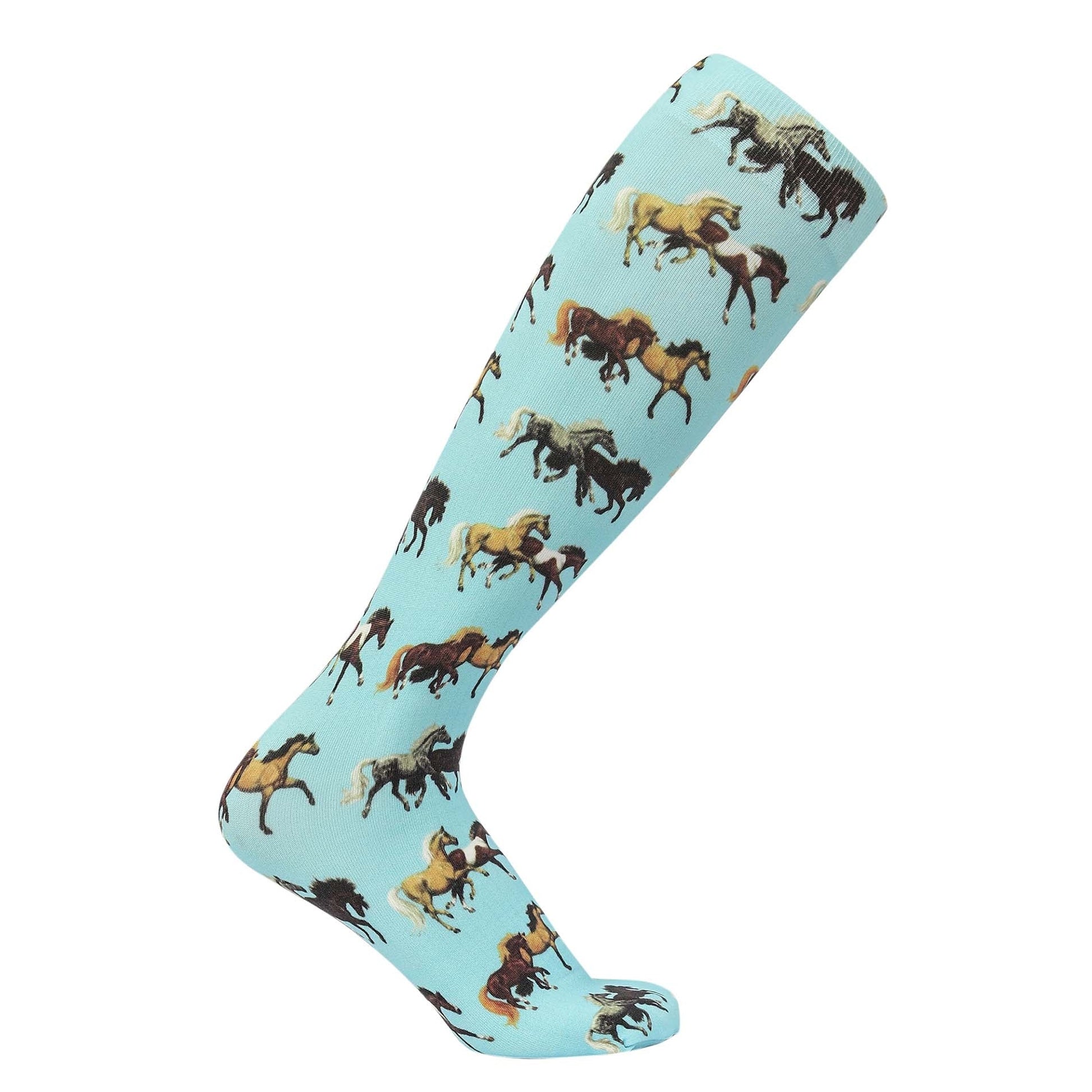 AWST Int'l Lila Horse Pairs Socks