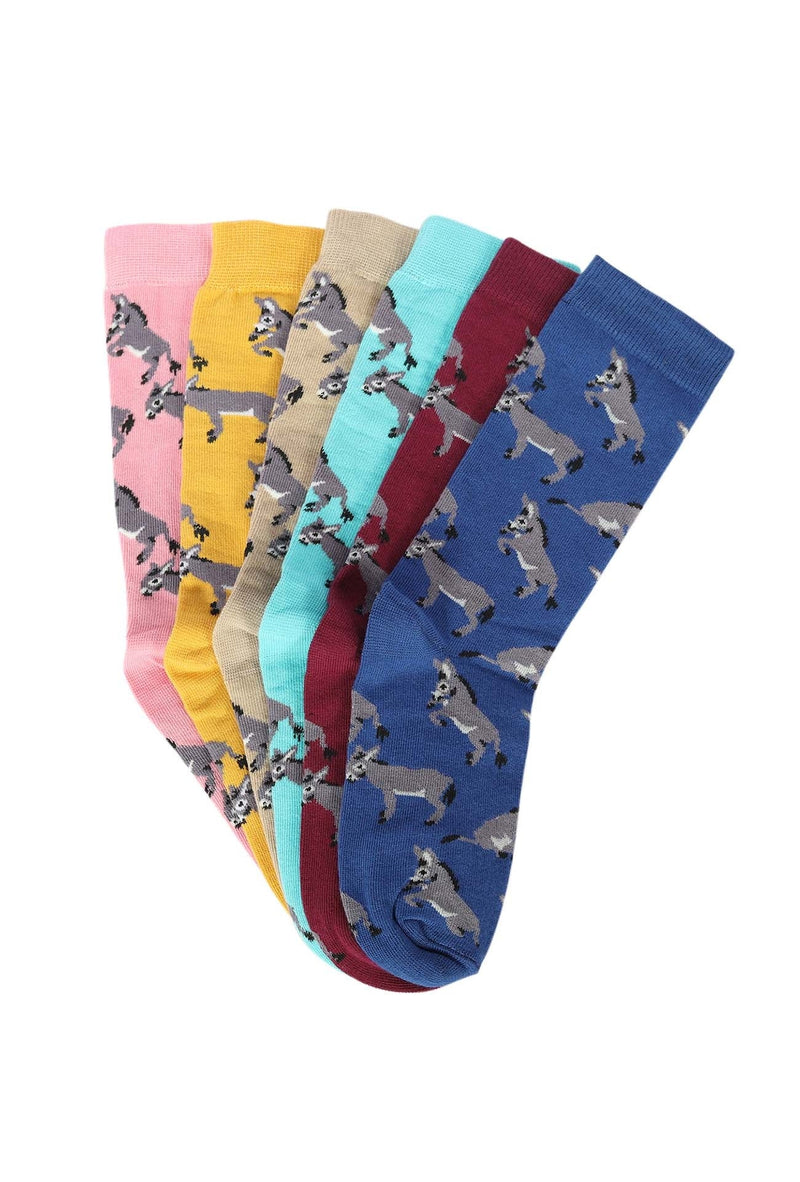 AWST Int'l Playful Donkeys Socks