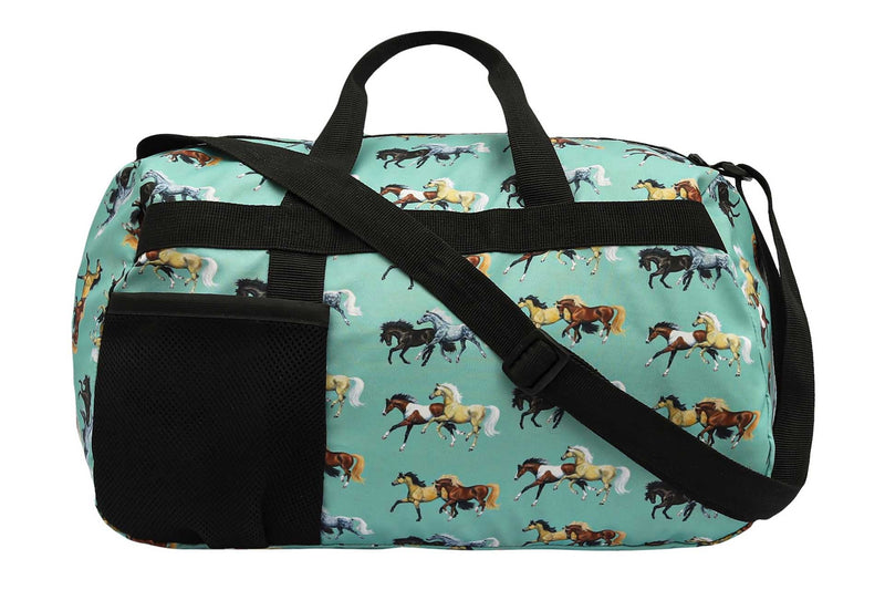 AWST Int'l Lila Horse Pairs Duffel Bag
