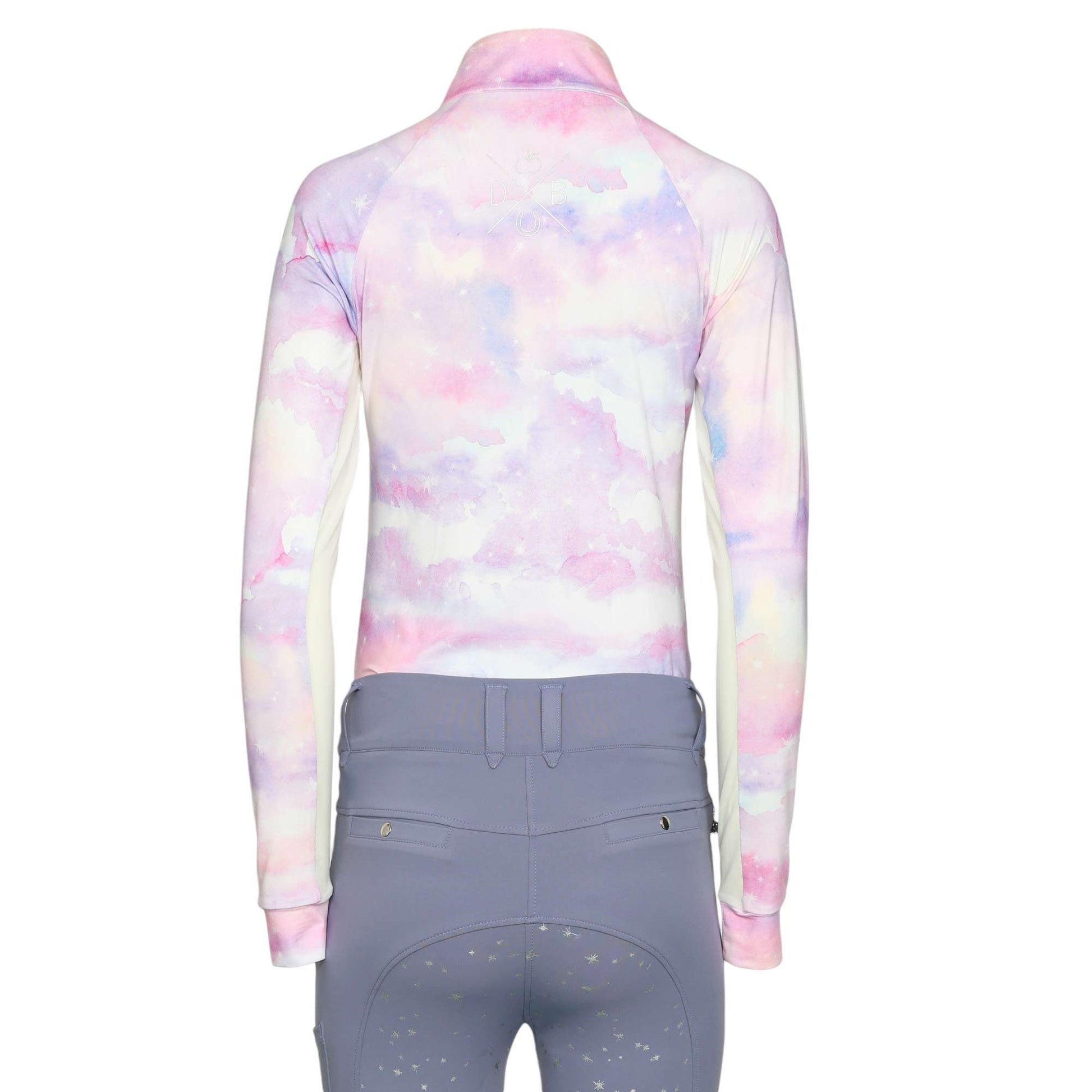 Dapplebay Kids Lavender Haze 1/4 Zip Long Sleeve Top