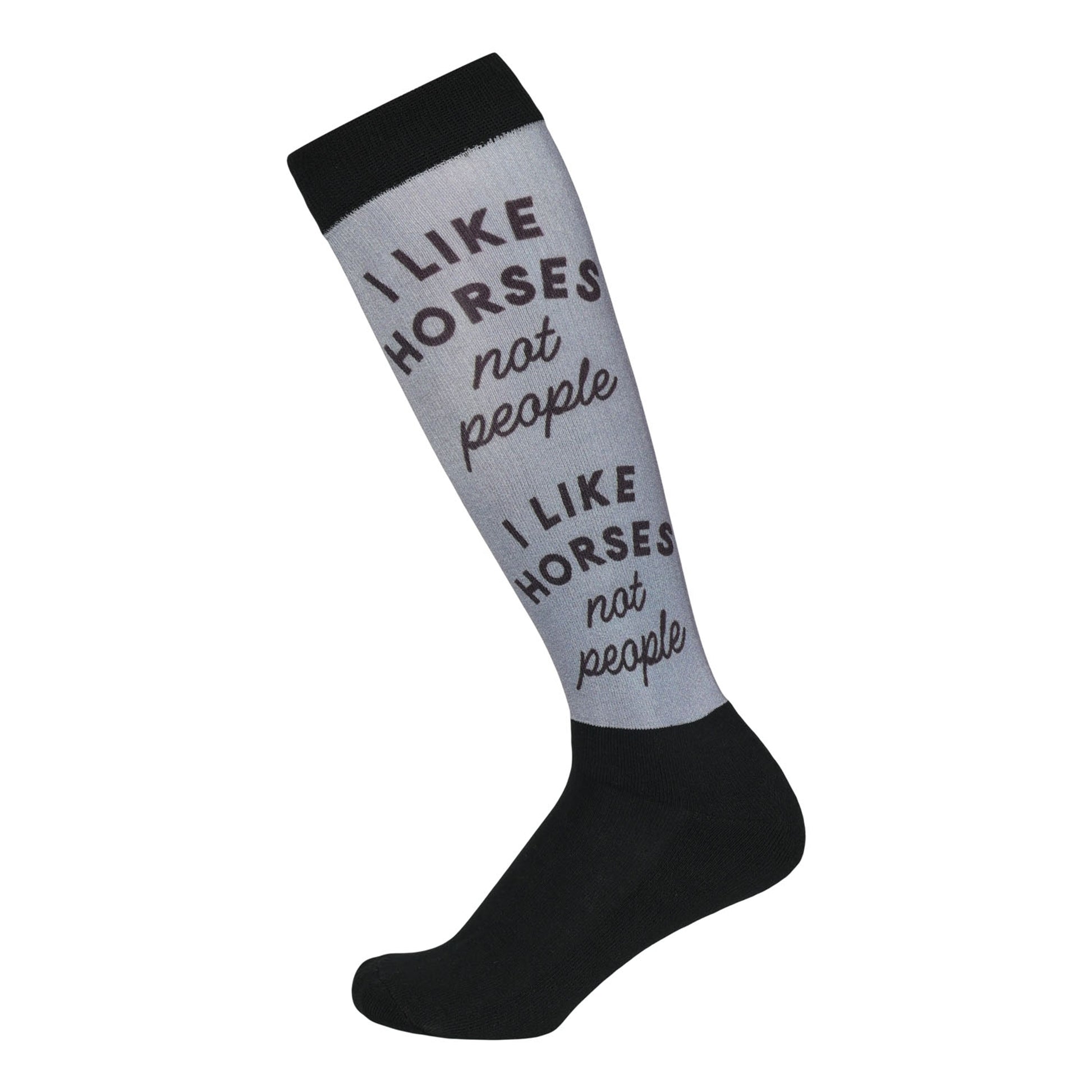 Dapplebay I Like Horses Slick Boot Socks