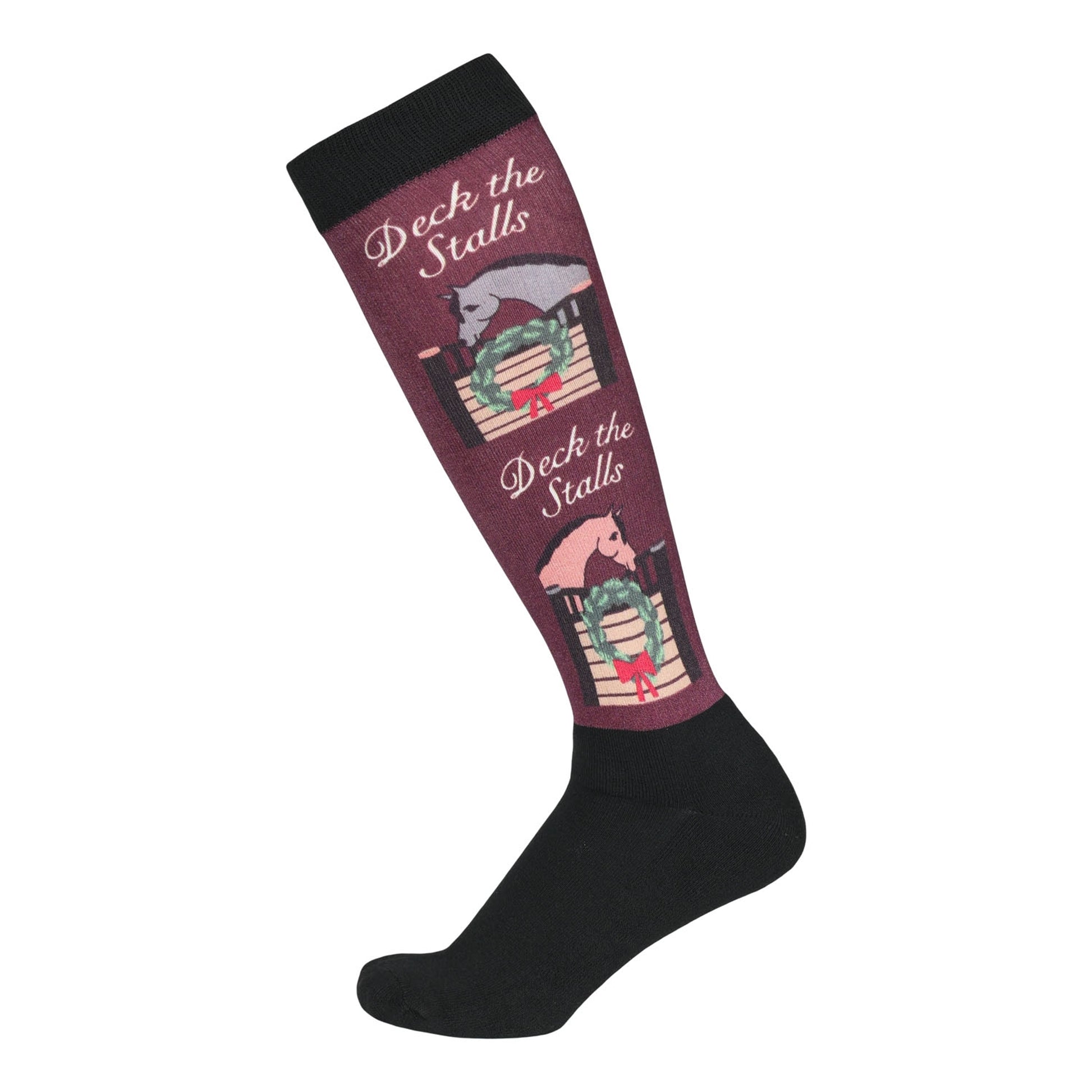 Dapplebay Ladies Deck The Stalls Slick Boot Socks