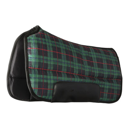Dapplebay Holiday Plaid Western Saddle Pad