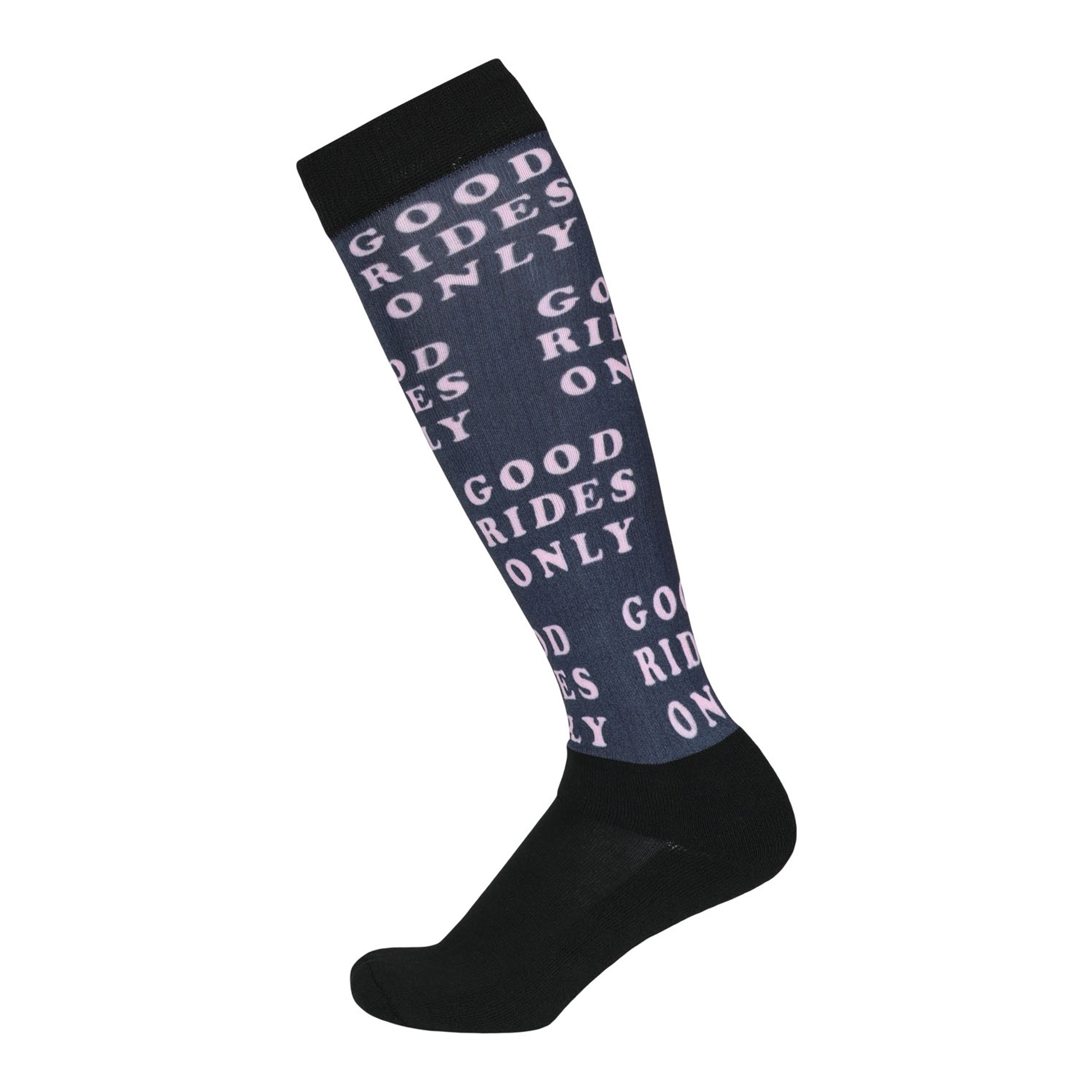 Dapplebay Good Rides Only Slick Boot Socks