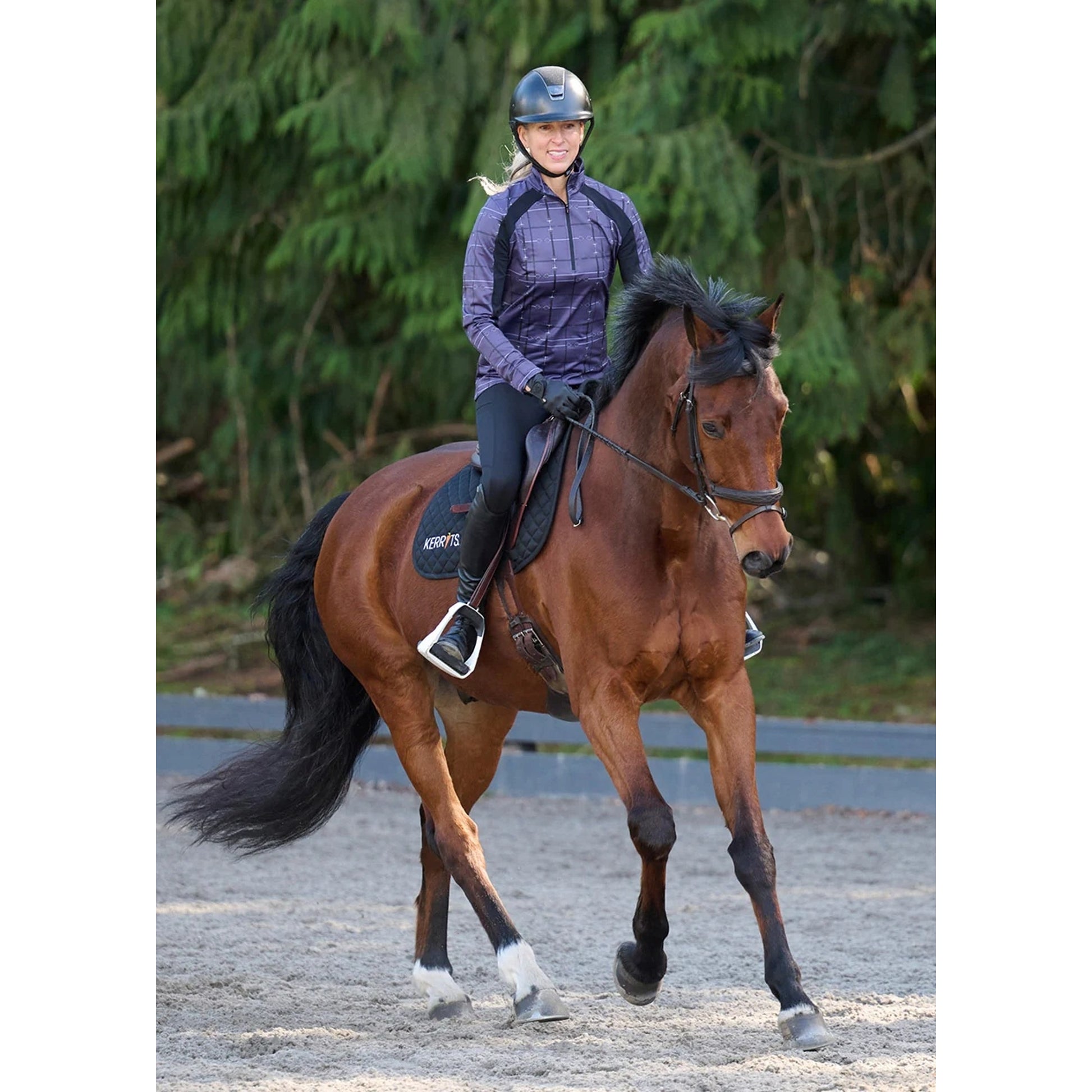 Kerrits 1st Q Zip Fleece Tech Top
