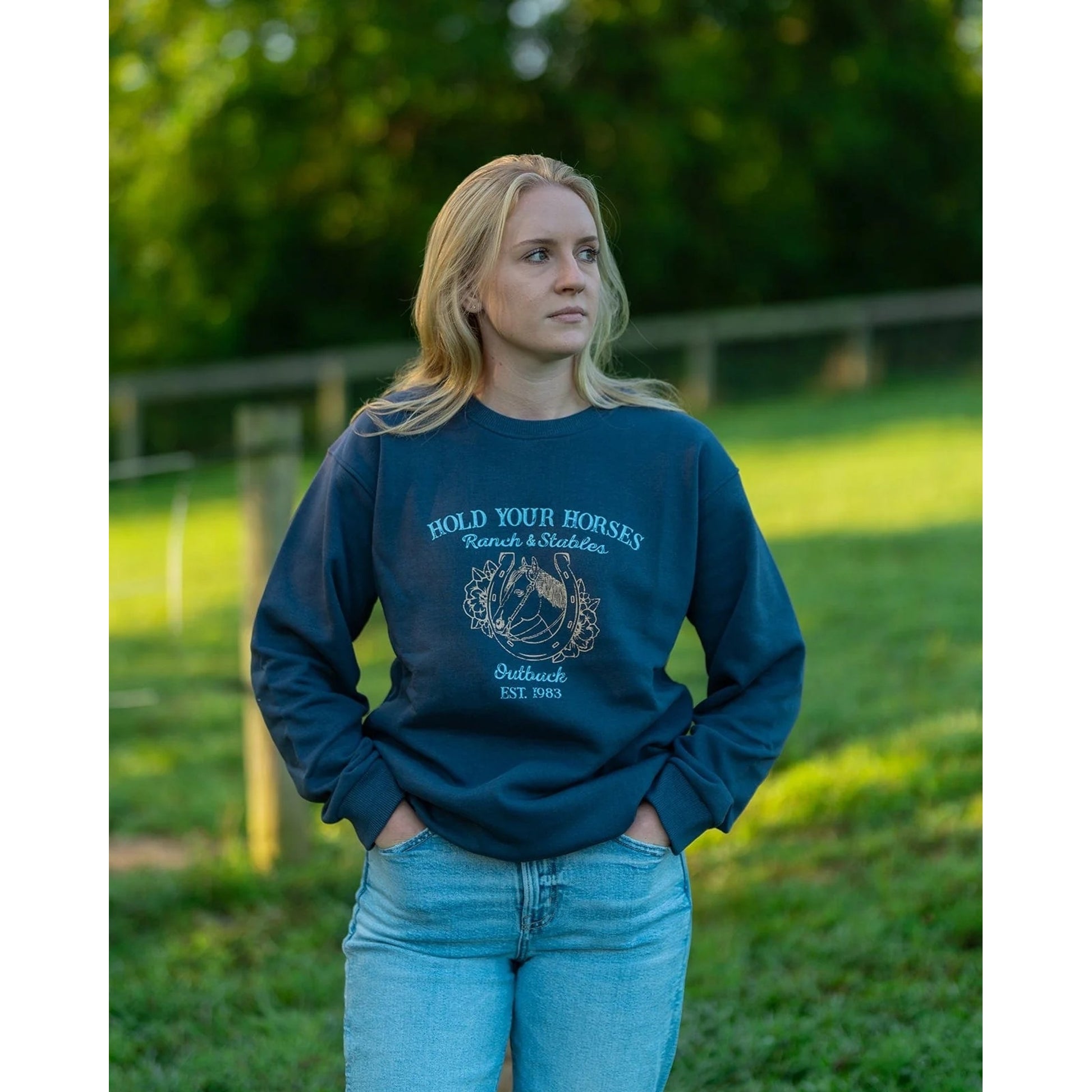 Outback Trading Hold Your Horses Sweatshirt