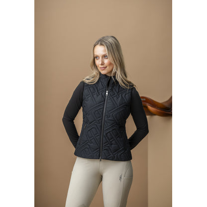 AA Ladies Neve Monogram Quilted Gilet
