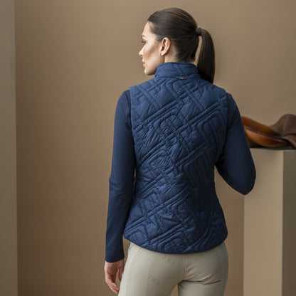 AA Ladies Neve Monogram Quilted Gilet