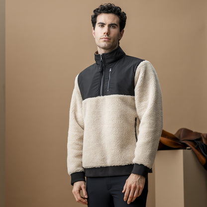 AA Mens Lorenzo Half Zip Borg Fleece