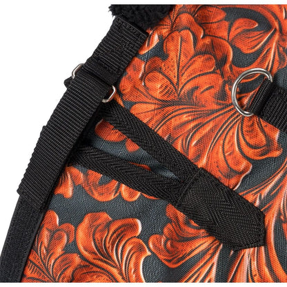 Tough1 1200D Tooled Leather Miniature Turnout Blanket with Snuggit 250g