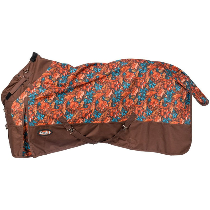 Tough1 1200D Hand Carved Turnout Blanket with Snuggit