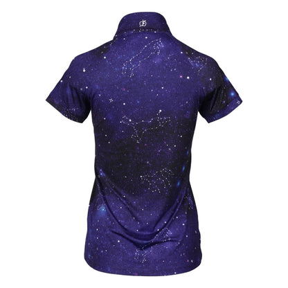 Dapplebay Kids Constellation 1/4 Zip Short Sleeve Top
