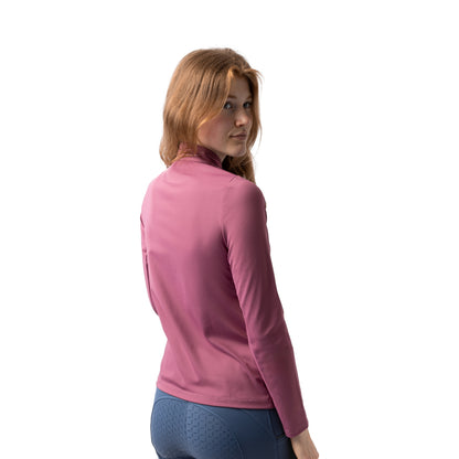 Horze Eloise Ladies Quarter Zip Long Sleeve Training Shirt