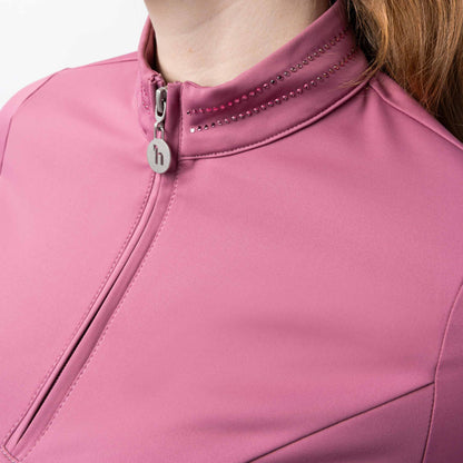 Horze Eloise Ladies Quarter Zip Long Sleeve Training Shirt
