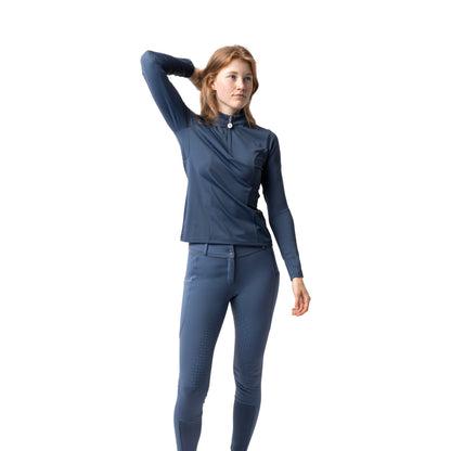 Horze Eloise Ladies Quarter Zip Long Sleeve Training Shirt