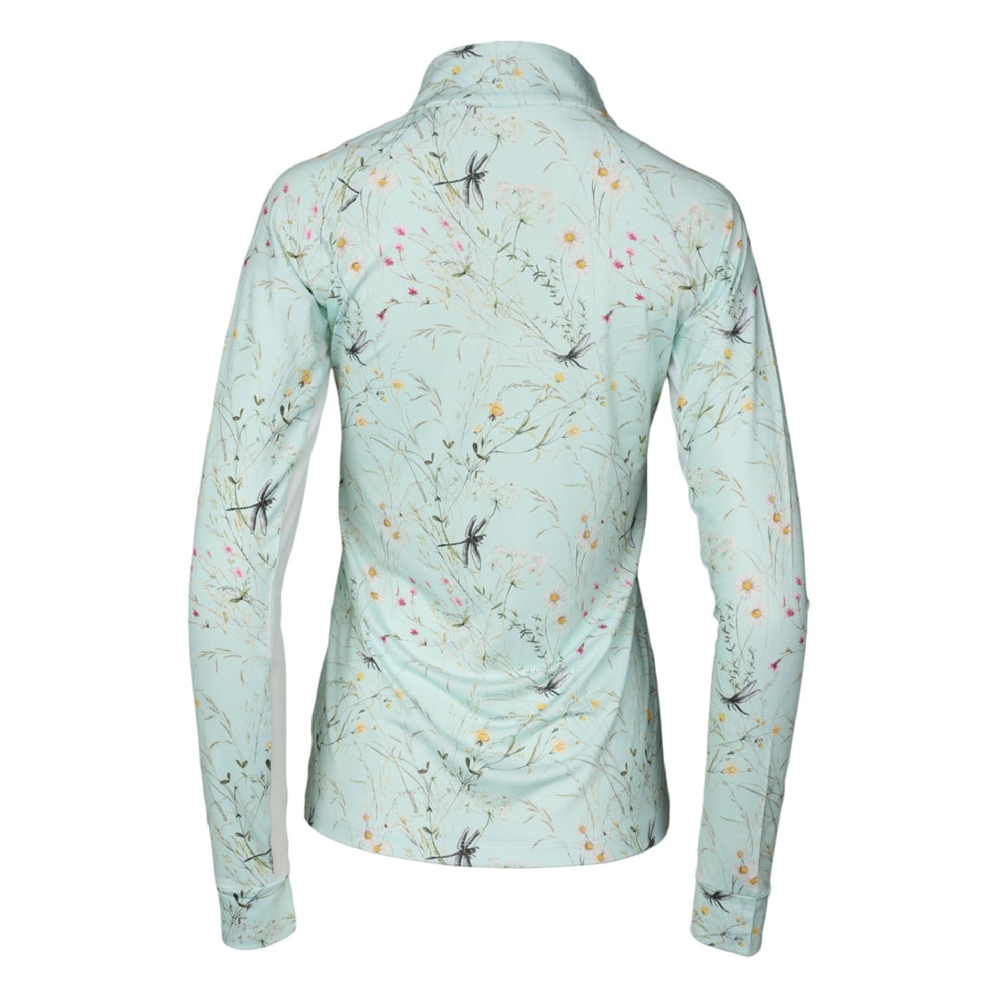 Dapplebay Ladies Dragonfly Meadow 1/4 Zip Long Sleeve Riding Top