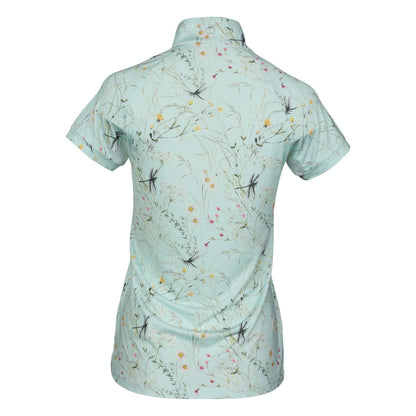 Dapplebay Ladies Dragonfly Meadow 1/4 Zip Short Sleeve Riding Top