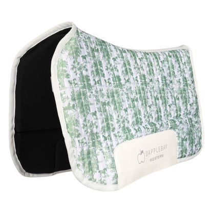 Dapplebay Equestrian Toile Western Saddle Pad