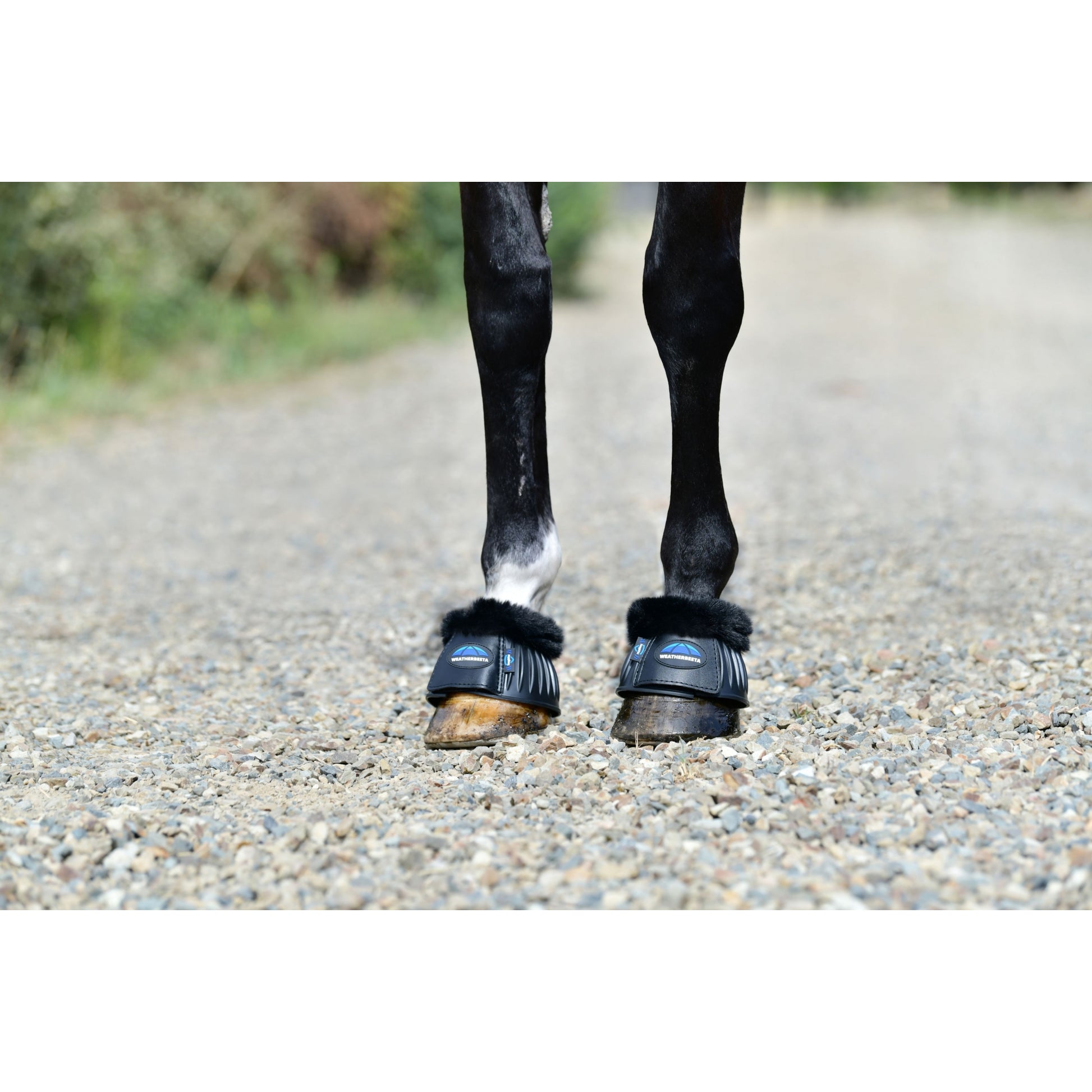 Weatherbeeta Tough-Tec Prime Fleece Trim Rubber Bell Boots