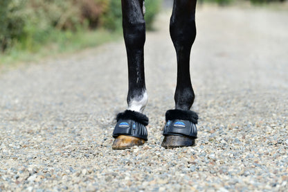 Weatherbeeta Tough-Tec Prime Fleece Trim Rubber Bell Boots