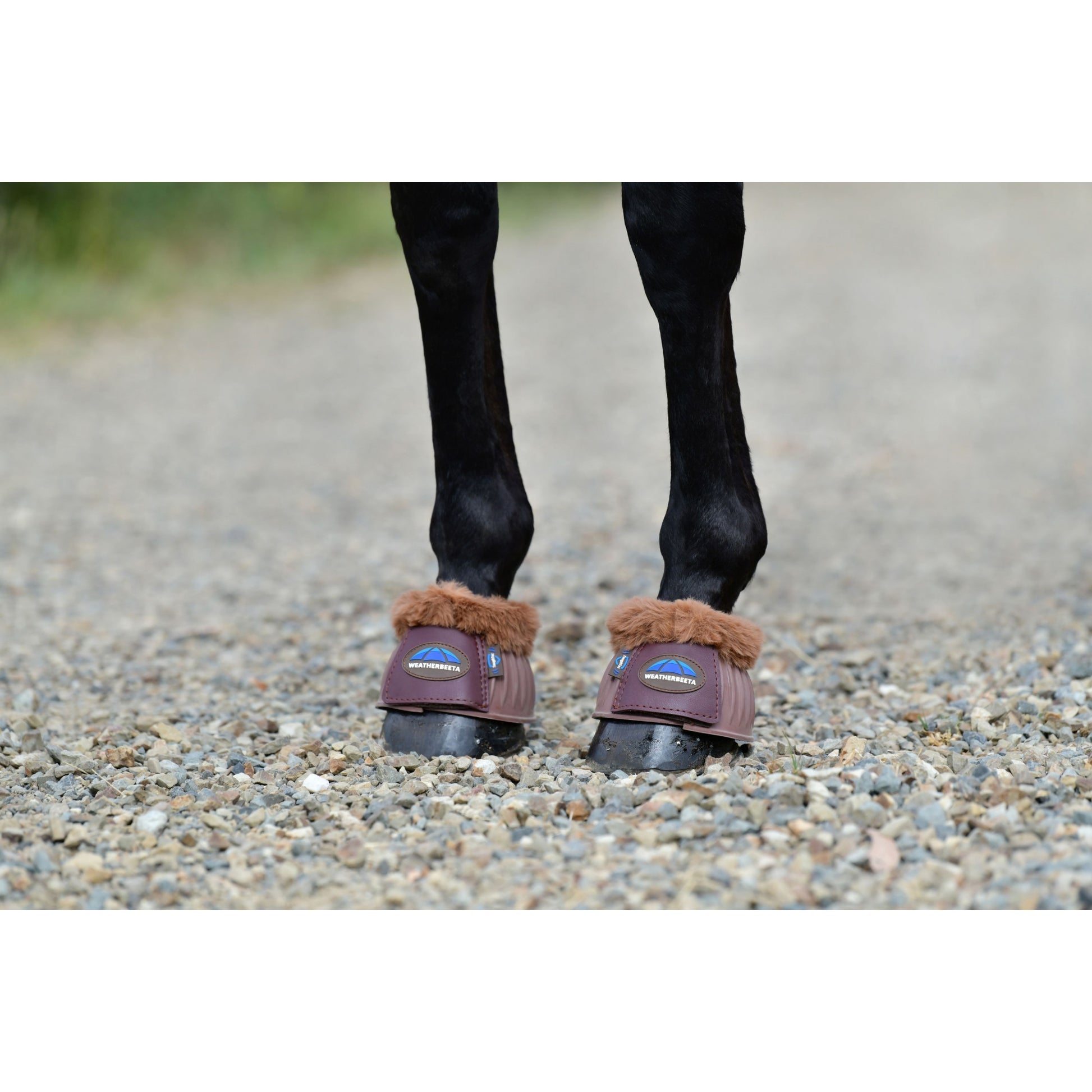 Weatherbeeta Tough-Tec Prime Fleece Trim Rubber Bell Boots